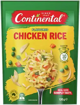 IGA Continental Flavoured Rice 115‑125g Selected Varieties offer