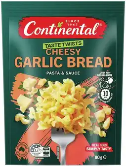 IGA Continental Taste Twists Pasta & Sauce Selected Varieties offer