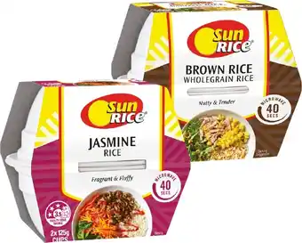 IGA SunRice Microwave Rice Cups Selected Varieties offer