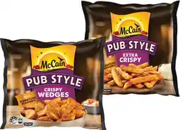 IGA McCain Pub Style Wedges or Fries 750g Selected Varieties offer