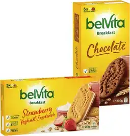 IGA BelVita Breakfast Biscuits 300g or Strawberry Yoghurt Sandwich 253g Selected Varieties offer