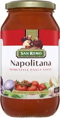 IGA San Remo Pasta Sauce Selected Varieties offer