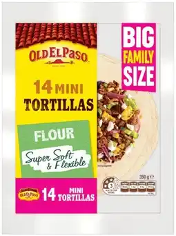 IGA Old El Paso Mini Tortilla Flour Super Soft & Flexible offer