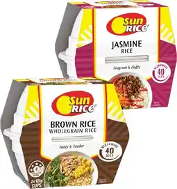 IGA SunRice Microwave Rice Cup Selected Varieties offer