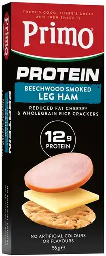 IGA Primo Protein Snack Cheese & Crackers Selected Varieties offer