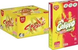 IGA Streets Cyclone Ice Block 8 Pack or Calippo Minis 10 Pack Selected Varieties offer
