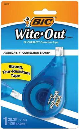 IGA BIC Wite‑Out Correction Tape offer