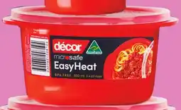 IGA Décor Microsafe EasyHeat Round Container offer