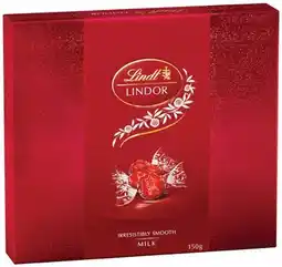 IGA Lindt Lindor Chocolate Gift Box 147‑150g Selected Varieties offer