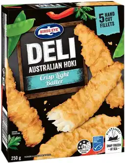 IGA Birds Eye Deli Fish Fillets Selected Varieties offer