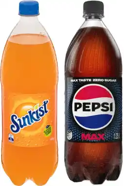 IGA Pepsi or Sunkist 1.25 Litre Selected Varieties offer