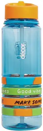 IGA Décor Quad Bands Tritan Bottle Assorted offer