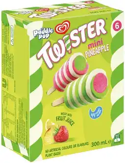 IGA Streets Paddle Pop Twister Mini Selected Varieties offer