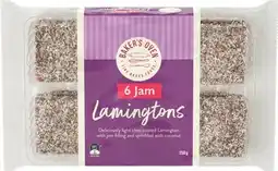 IGA Baker’s oven lamingtons jam or cream filled offer