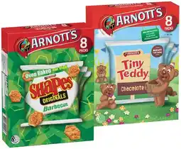 IGA Arnott’s Tiny Teddy or Shapes 8 Pack Selected Varieties offer