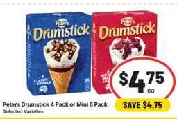 IGA Peters drumstick or mini offer
