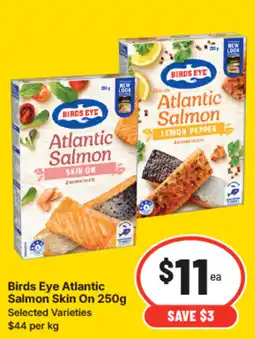 IGA Birds eye atlantic salmon skin on offer