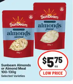 IGA Sunbeam almonds or almond meal offer