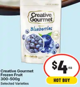 IGA Creative gourmet frozen fruit offer