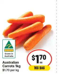 IGA Australian carrots offer