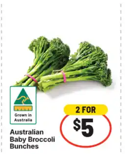 IGA Australian baby broccoli bunches offer