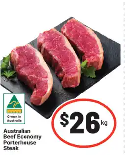 IGA Australian beef economy porterhouse steak offer