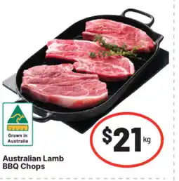 IGA Australian lamb bbq chops offer