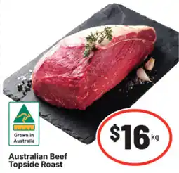 IGA Australian beef topside roast offer