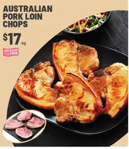 IGA Australian pork loin chops offer
