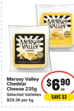 IGA Mersey Valley Cheddar Cheese offer