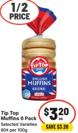 IGA Tip Top Muffins offer