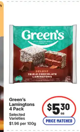 IGA Green's lamingtons offer