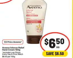 IGA Aveeno intense relief hand cream offer
