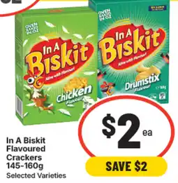 IGA In a biskit flavoured crackers offer
