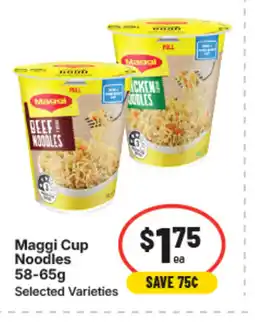 IGA Maggi Cup Noodles offer