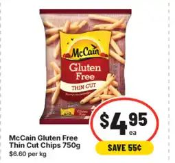 IGA Mccain gluten free thin cut chips offer