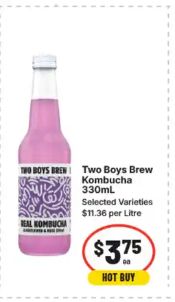 IGA Two boys brew kombucha offer