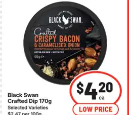 IGA Black swan crafted dip offer