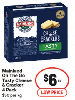 IGA Mainland on the go tasty cheese & cracker offer