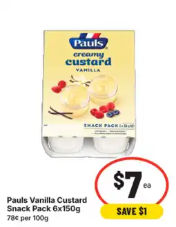IGA Pauls vanilla custard offer