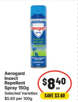 IGA Aerogard insect repellent spray offer