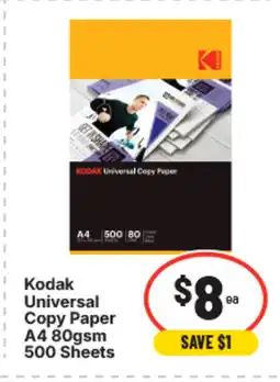 IGA Kodak universal copy paper a4 offer