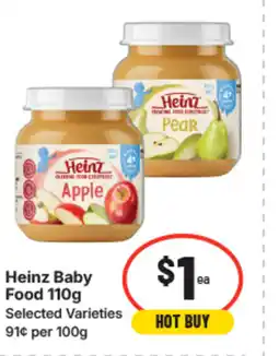 IGA Heinz Baby Food offer