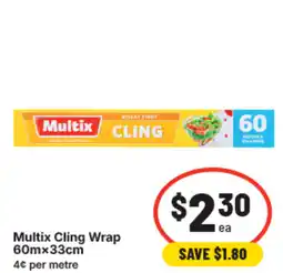 IGA Multix Cling Wrap offer