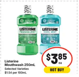 IGA Listerine mouthwash offer