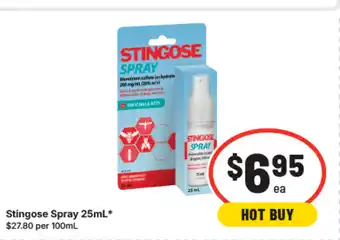 IGA Stingose spray offer