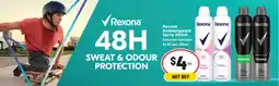 IGA Rexona antiperspirant spray offer