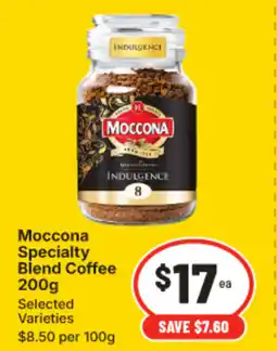IGA Moccona specialty blend coffee offer