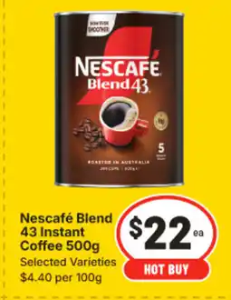 IGA Nescafé blend 43 instant coffee offer