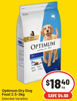 IGA Optimum Dry Dog Food offer